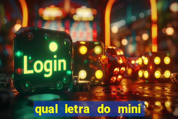 qual letra do mini dolar hoje